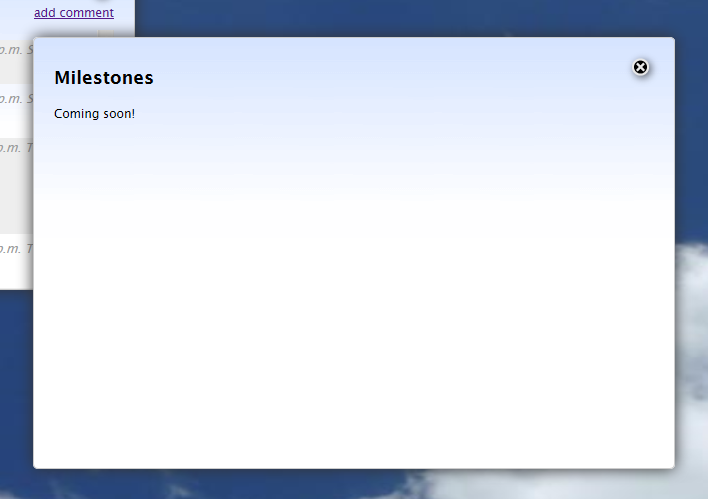 BabyBook module - Milestones