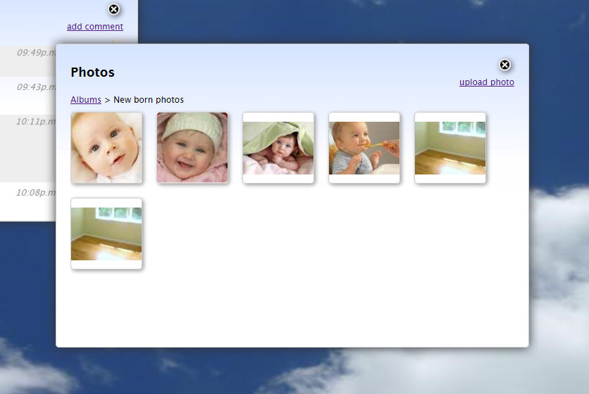 BabyBook module - Photos
