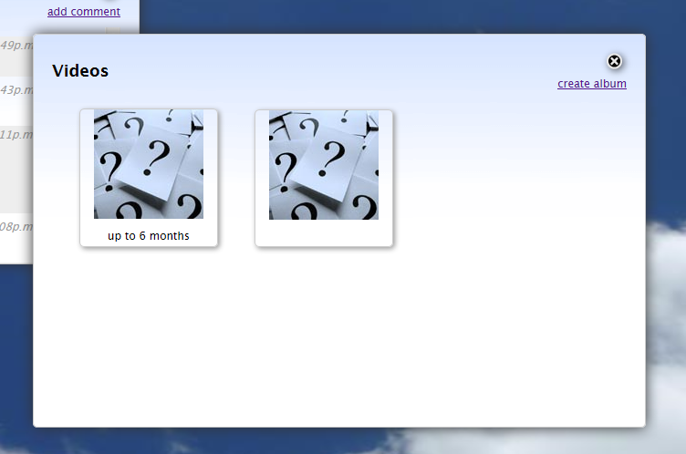 BabyBook module - Videos