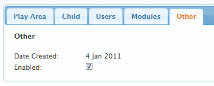 BabyBook properties tab 5